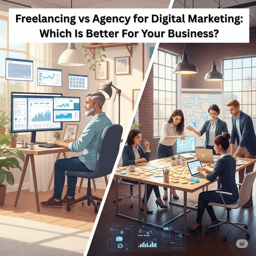 Freelancing vs Agency for Digital Marketing: Which Is Better for Your Business?